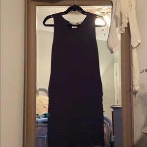 Max Studio charcoal grey bodycon dress